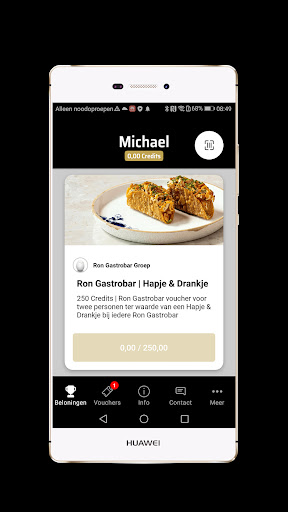 Android application Ron Gastrobar screenshort