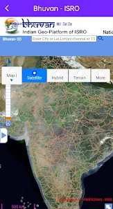 NavIC indian GPS map