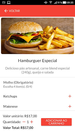 Meus Pedidos Online Screen 2