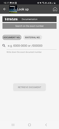 Vestas Documentation Screen 2