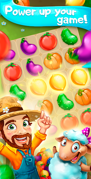 Funny Farm match 3 Puzzle game banner