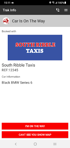 South Ribble Taxis Screen 3