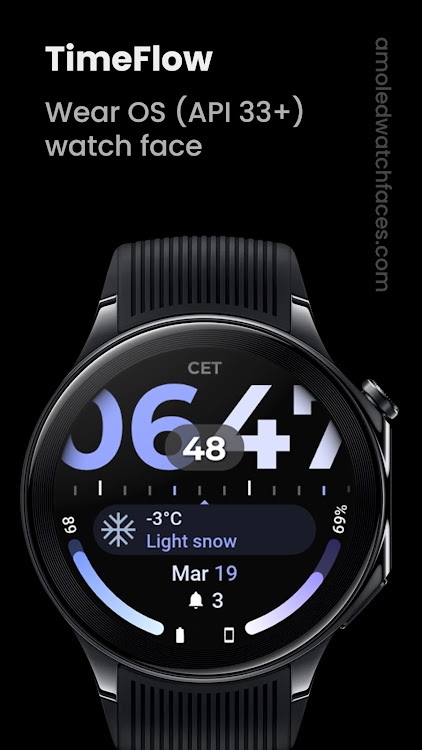 TimeFlow: Wear OS 4 watch face - 1.1.5 - (Android)