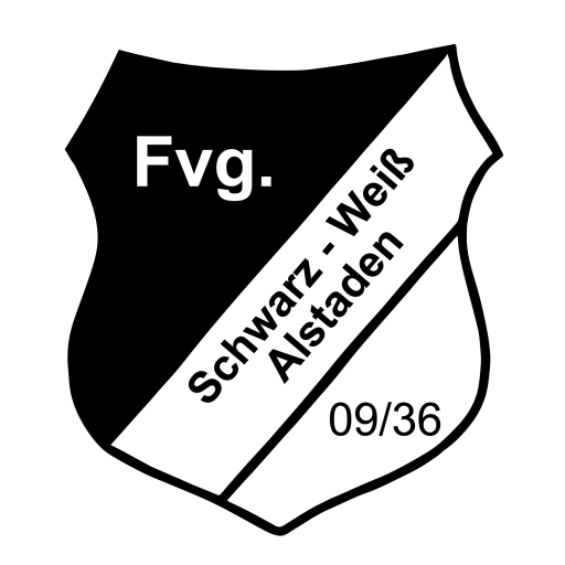 Schwarz-Weiß Alstaden logo