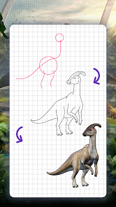Imágen 7 Cómo dibujar dinosaurios. Paso android