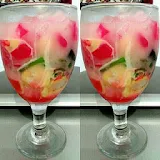 mixed fruit ice dessert icon