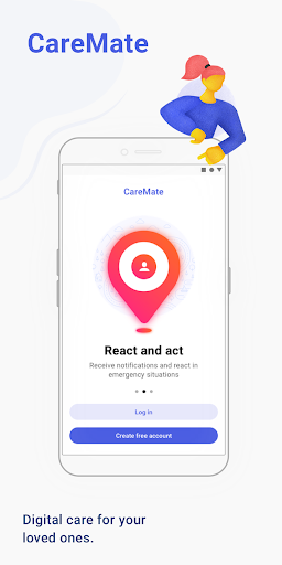 Android application Comarch CareMate screenshort
