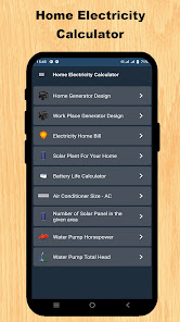 Screenshot 17 Calculadora de electricidad android