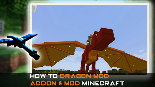 Imágen 2 Dragon Mod Addon for Minecraft android
