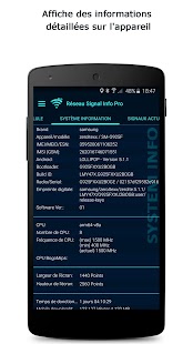 Network Signal Info Capture d'écran