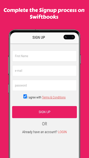 Android application Swiftbooks Accounting & Sales screenshort