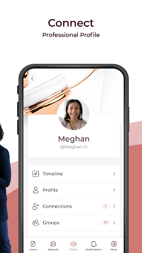 HerCsuite® Leadership Network Screen 2