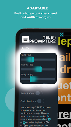 Screenshot of TeleprompterPAD