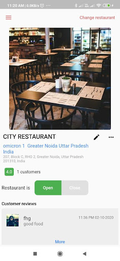 FoodieHub - Restaurant Partner Screen 2