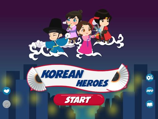 Android application Korean Heroes: Learn Korean screenshort
