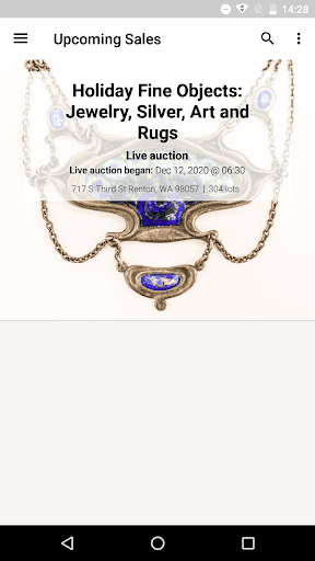 Android application MBA Seattle Auction screenshort