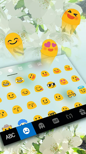 Girly Charming Floral Keyboard Screen 3