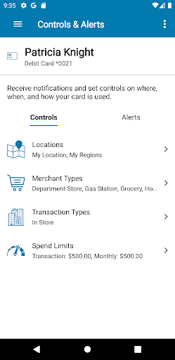 Mobility CU Card Secure Screen 3