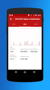 CPU/GPU Meter & Notification Screenshot