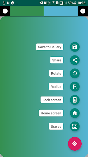 Android application Gradient Wallpaper screenshort