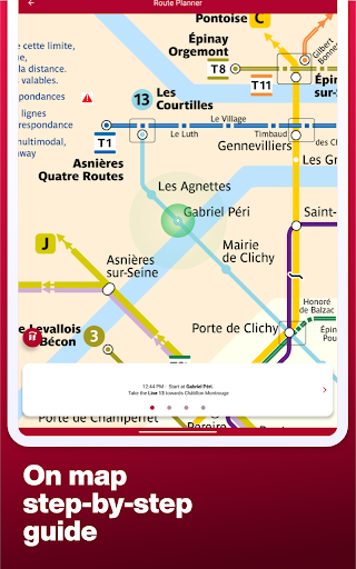 Screenshot of Paris Metro – Map and Routes