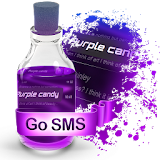Purple candy S.M.S. Theme icon