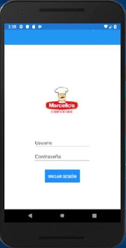 Android application Ventas Marcseal screenshort