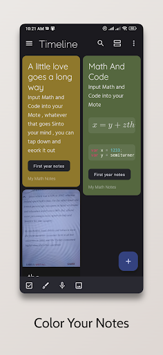 Aperçu de l'application