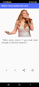 Screenshot 2 Mariah Carey Quotes and Lyrics android