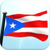 Puerto Rico Flag 3D Free icon