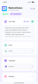 NativeVoice: Offline TTS screenshot 1
