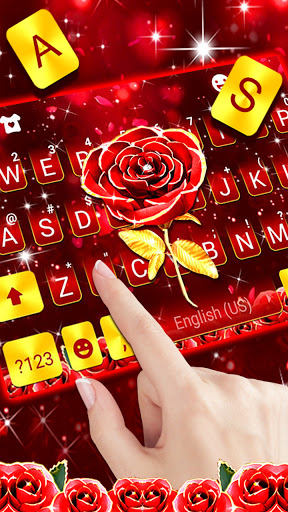 Red Lux Rose Theme Screen 2