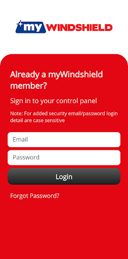Android application myWindshield screenshort