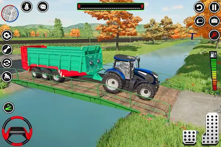 拖拉機遊戲 3d 農場遊戲 - 農場遊戲 - 拖拉機駕駛