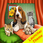 Cover Image of Unduh Theme Dog Cats GO Launcher EX  APK