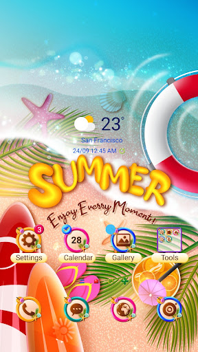 Summer Sand Beach - Wallpaper