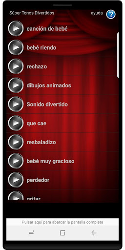 Vista previa de la aplicación