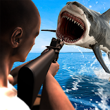 Underwater Angry Shark Hunting icon