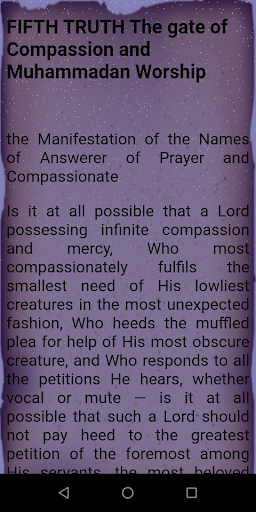 the ten truths Rasa`il al-Nur Screen 3