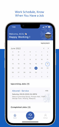 AC2U Technician Screen 2