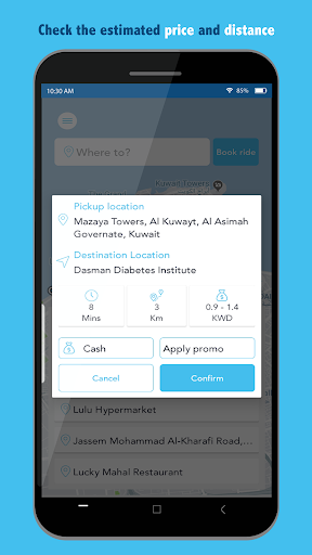 Talyaa - Taxi Booking App Screenshot 3 - AppWisp.com