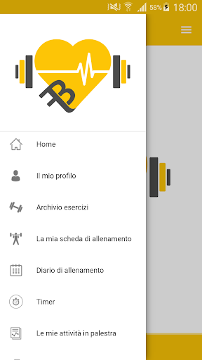 Android application Benefitness screenshort