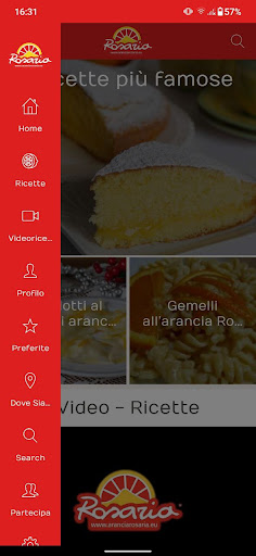 Android application Arancia Rosaria screenshort