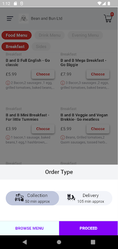 Bean&Bun Screen 2