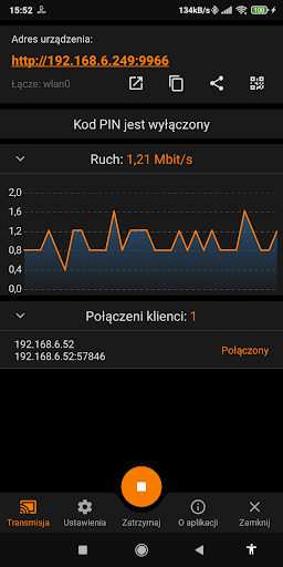 Android application AIS Screen Stream screenshort