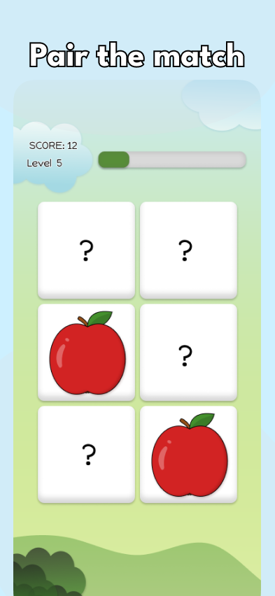Android application MatchMe: Memory Games for Kids screenshot