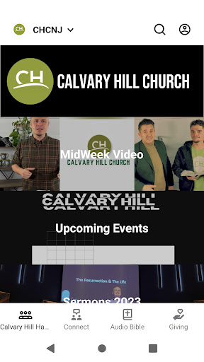 Android application CalvaryHillChurch screenshort