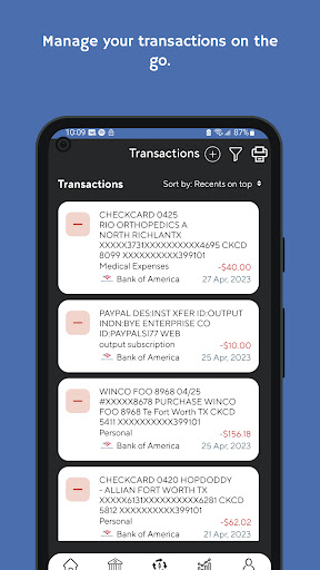Pocketbookkeeper Screen 3