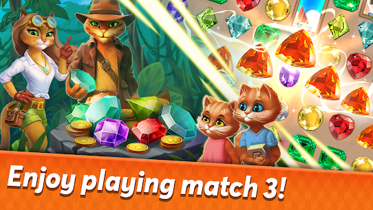 Indy Cat 2: Match 3 game  Full Apk Download 9