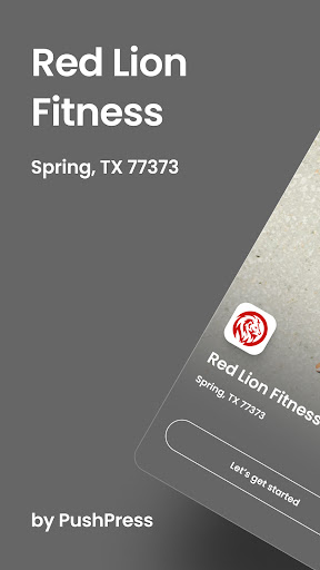 Android application Red Lion Fitness screenshort